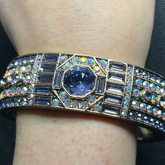 Heidi Daus "Lavish Layers" 6 PIECE SET Necklace, 3 Bracelet, Earrings, Ring - Picture 9 of 16